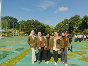 Mahasiswa Pendidikan Geografi Universitas Muslim Buton Mengikuti Upacara