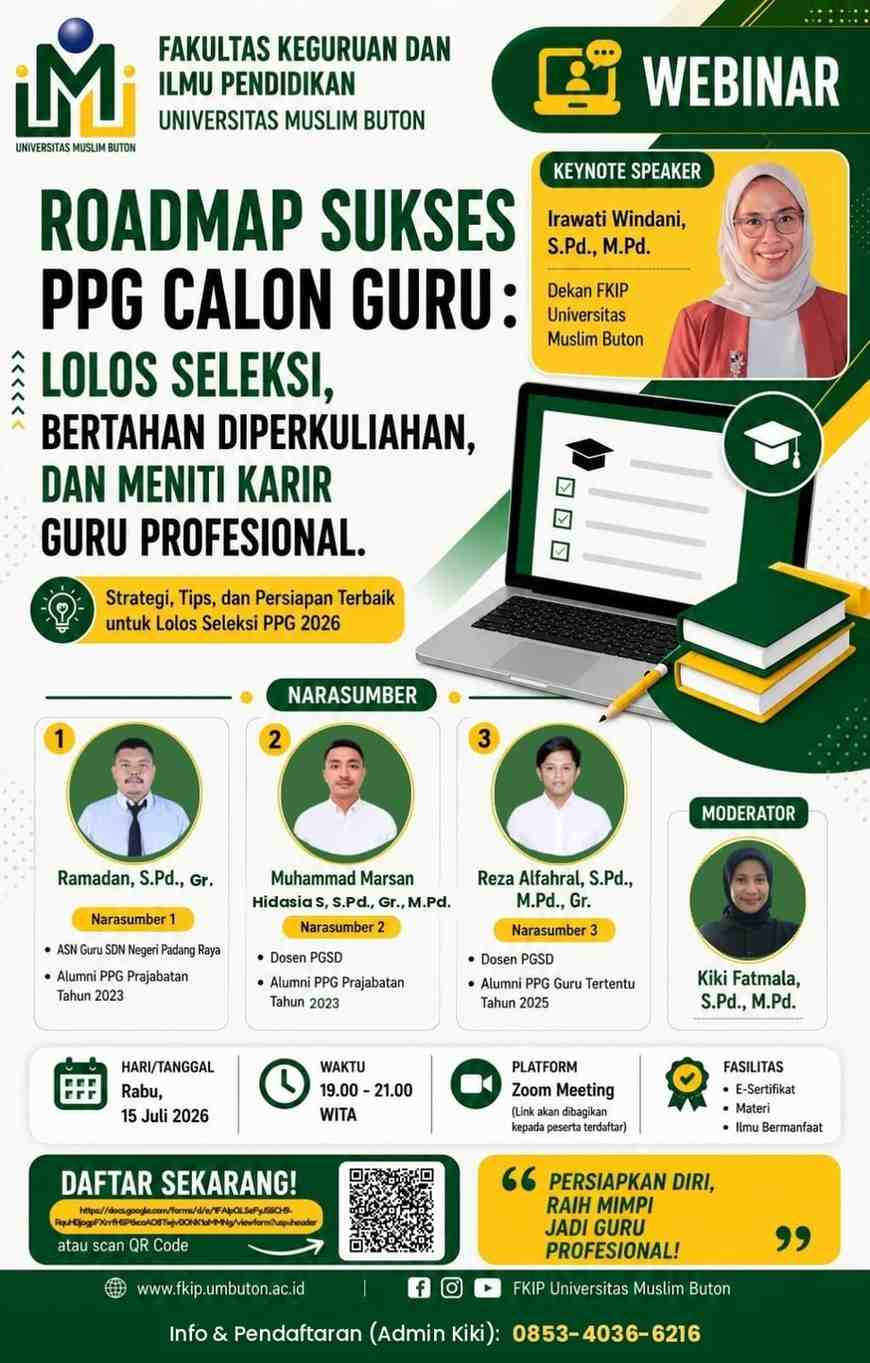 WEBINAR - ROADMAP SUKSES PPG CALON GURU