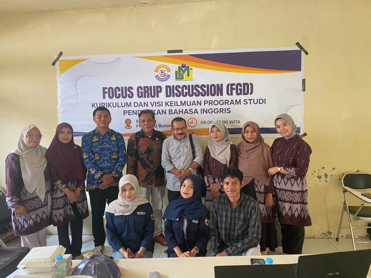 Prodi Pendidikan Bahasa Inggris UMU Buton Gelar FGD Kurikulum